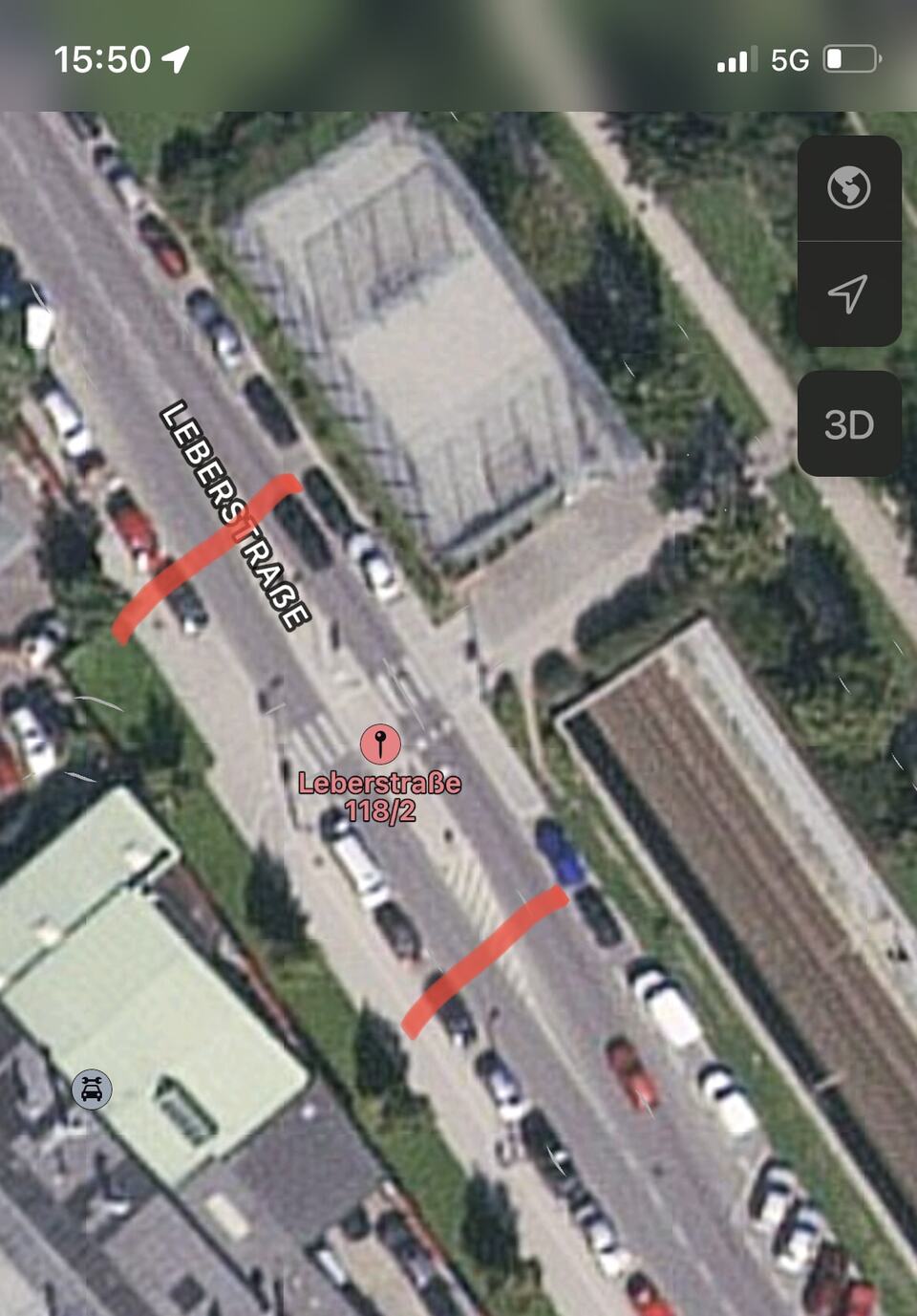 Temposchwelle Leberstrasse